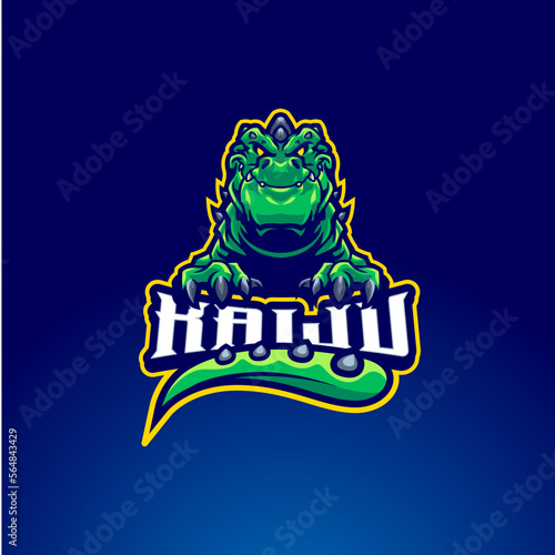Dragon Mascot Logo Templates for Gaming and Sport team (ID: 564843429)