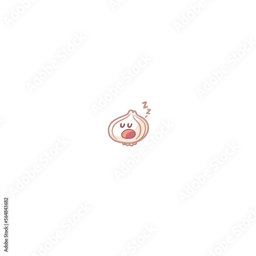 Cute Garlic Emoticon Sticker- (ID: 564843682)