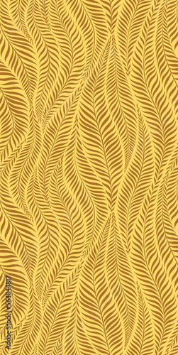 Luxury seamless pattern with palm leaves. Modern stylish floral background.