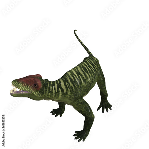 Doliosauriscus Dinosaur isolated 3d illustration