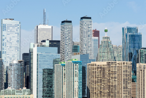 Toronto downtown skyline with modern skyscrapers  Toronto  Ontario  Canada