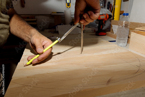 carpenter in workshop photo