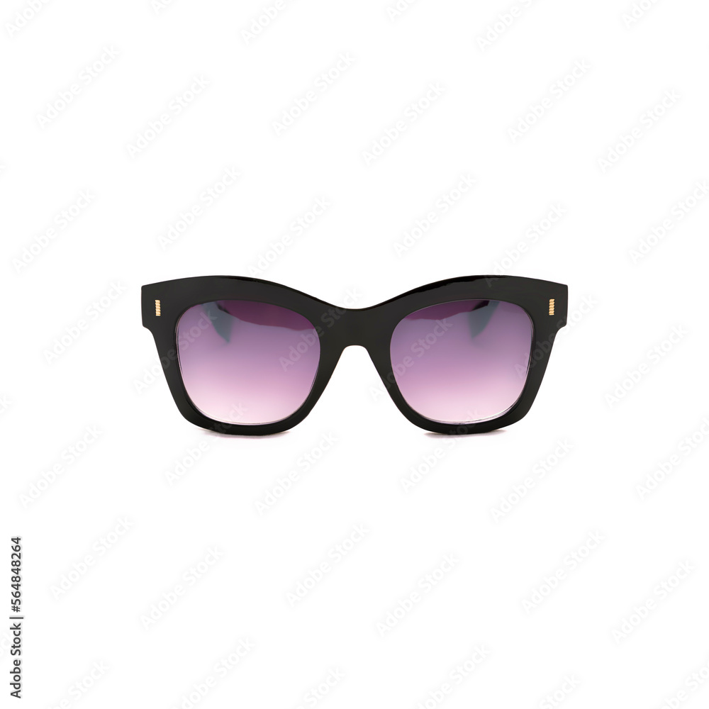 sunglasses on white background, product