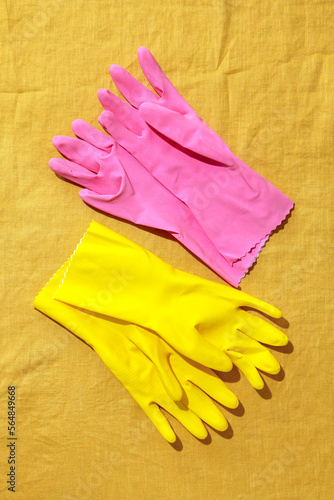 Rubber gloves