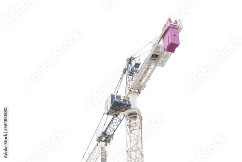 Construction crane against ...