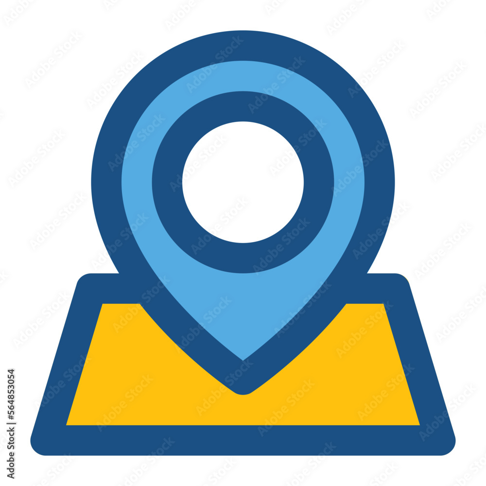 Location two tone icon Location two tone icon