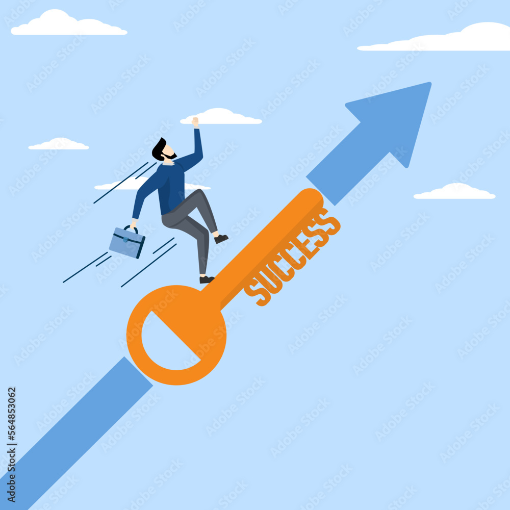Key concept to achieve success.success in business. Business got support for success concept,keys to success connecting ascending chart. Key concept to achieve success.success in business. Business got support for success concept,keys to success connecting ascending chart.