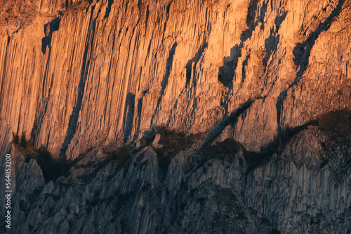 Rock Face of Cerro Mackay in Coyhaique photo