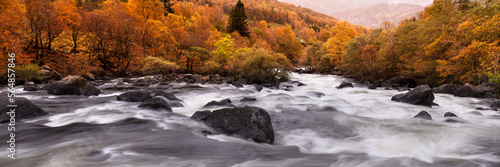 Espedalsana River Autumn rapids Rogaland Norway
