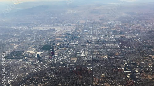Aerial View of Las Vegas Nevada
