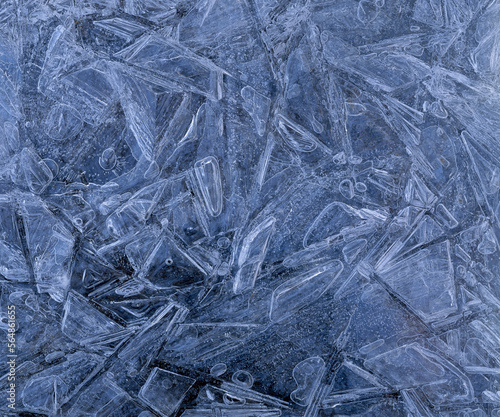 Ice Patterns, Detail, Eldorado State Park, CO.