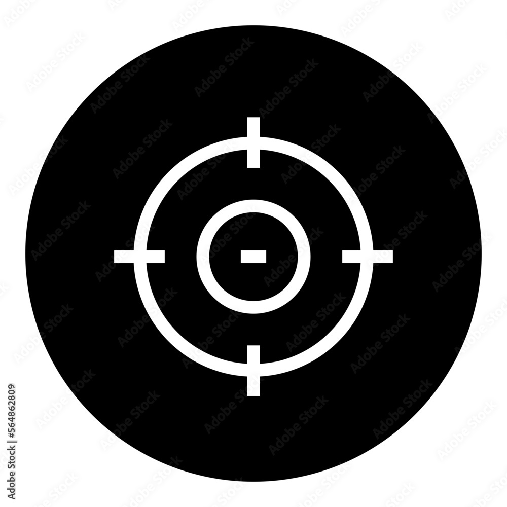 Target Circular glyph icon Target Circular glyph icon