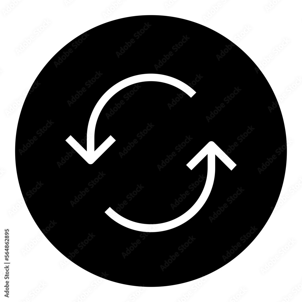 Arrow Circular glyph icon Arrow Circular glyph icon