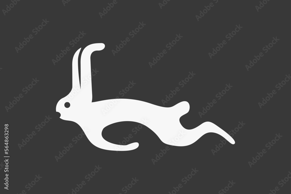 Illustration vector graphic of funny rabbit Illustration vector graphic of funny rabbit
