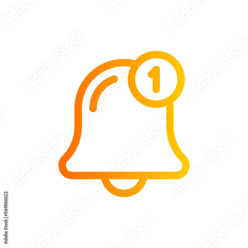 notification bell gradient icon