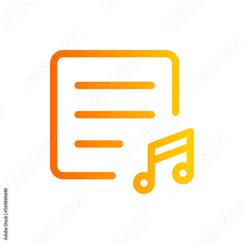 playlist gradient icon