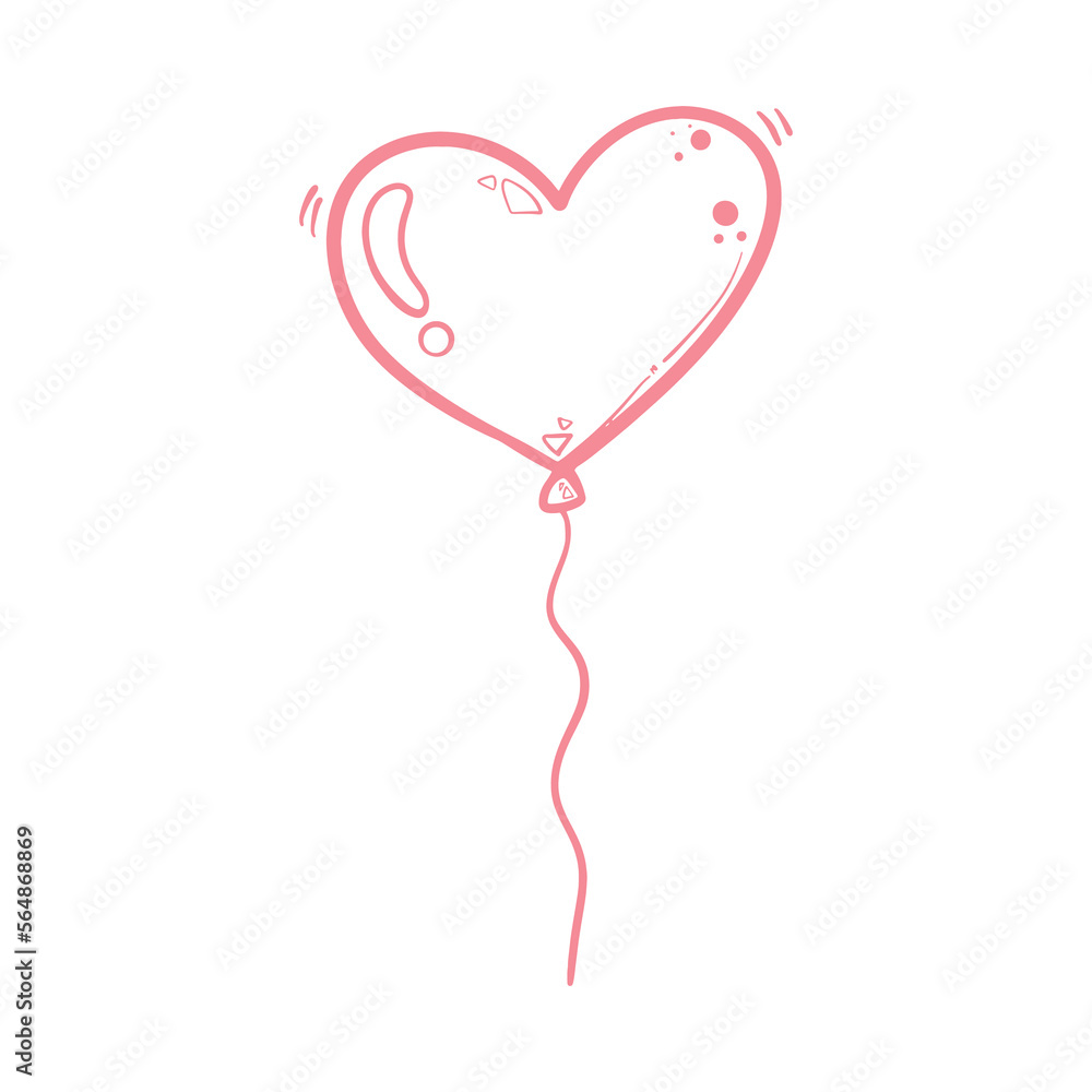 doodle valentine's day element doodle valentine's day element