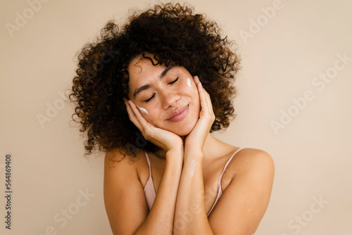 Female During Skincare And Self-Care Treatment