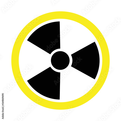 radiation icon vector