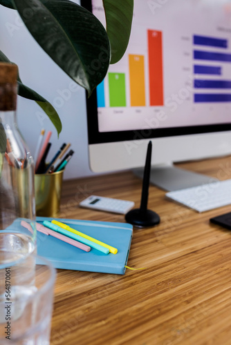 Wallpaper Mural Office desk closeup Torontodigital.ca
