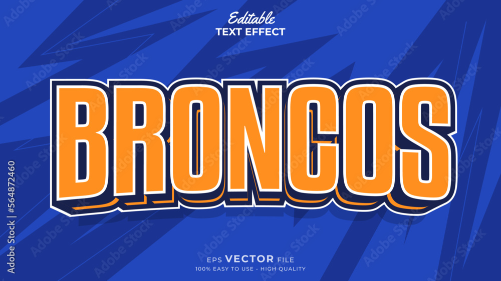 Editable Text Effects for American Football Sports Events Team