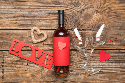Romantic valentine's day ce...