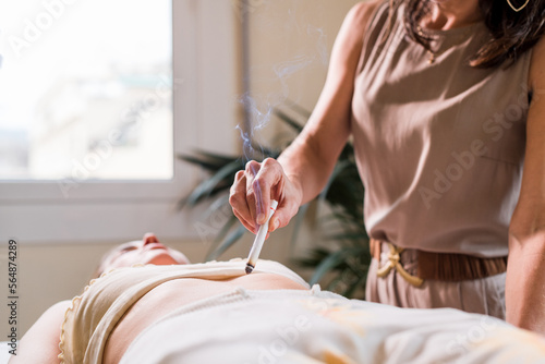 Traditional moxibustion treatment