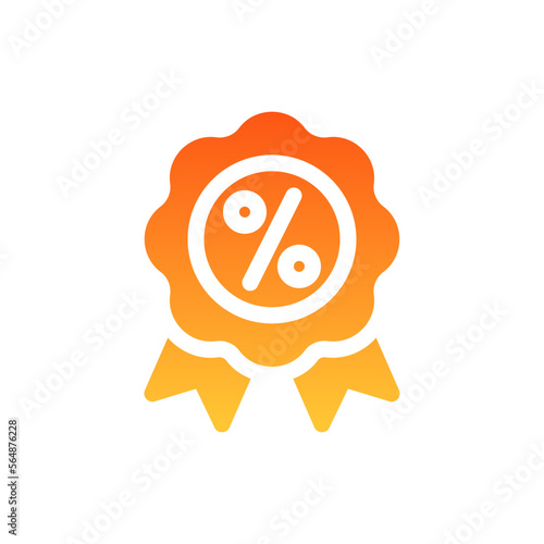 premium flat gradient icon