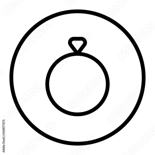 enggagement Circular line icon photo