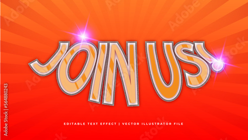 Editable text style effect - Summer theme style.