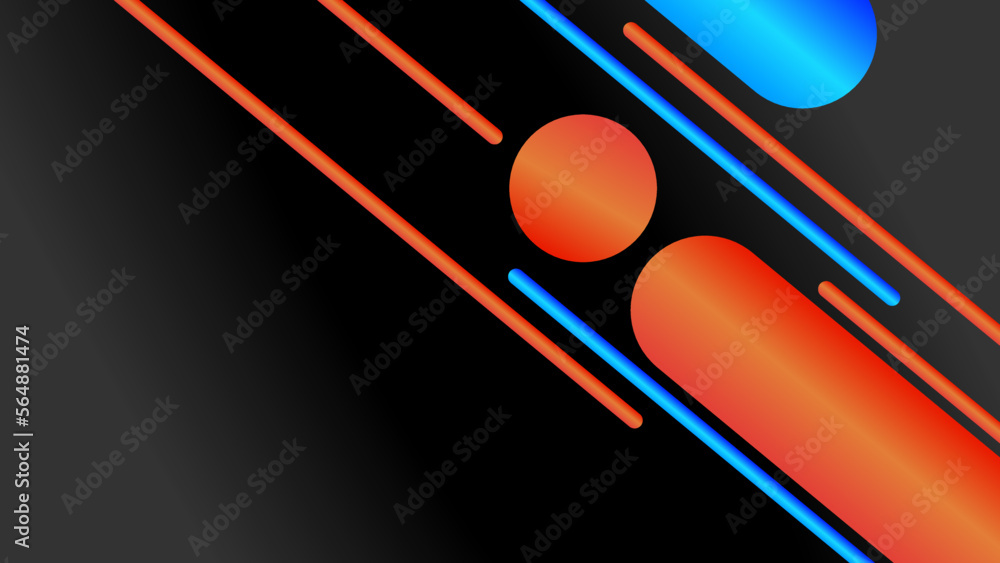 Abstract neon background. Black Vector Illustration Abstract neon background. Black Vector Illustration