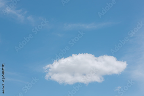 Blue sky cloud gradient light white background. Beauty clear cloudy on the sunshine calm bright winter air background. Gloomy vivid cyan landscape in the day horizon skyline view spring wind