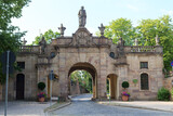 Baroque city gate Paulustor of former city wall in Fulda, Germany