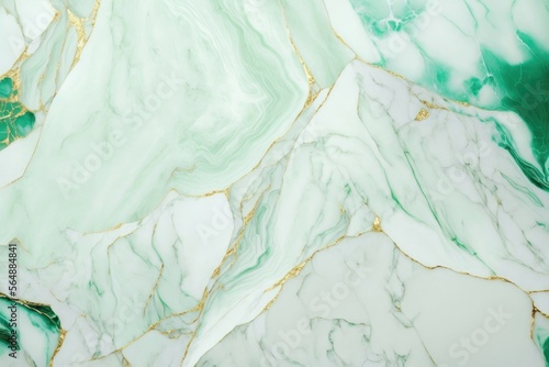 luxurious green marble texture with gold highlights, generative ai composite