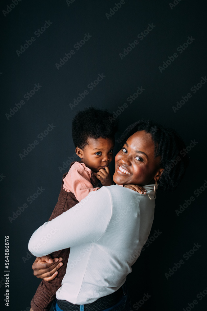 Woman and Little Boy Woman and Little Boy