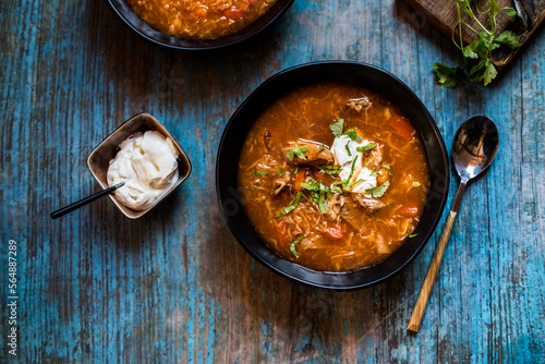 Goulash soup photo