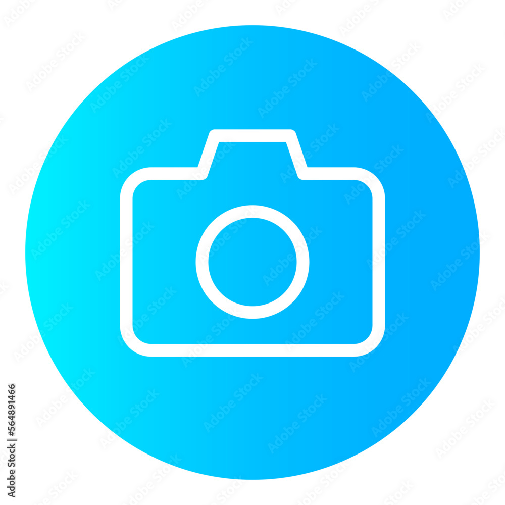 Photography Circular gradient icon Photography Circular gradient icon
