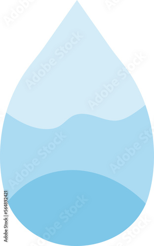water drop vector image. save water