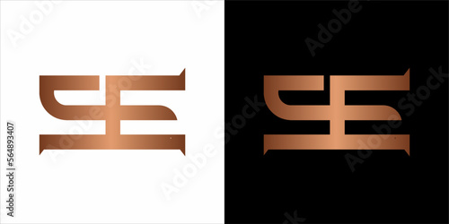 the beautiful  infinity monogram in incredibly luxury and classy style, elegant circular  logo template for a high-end brand personality