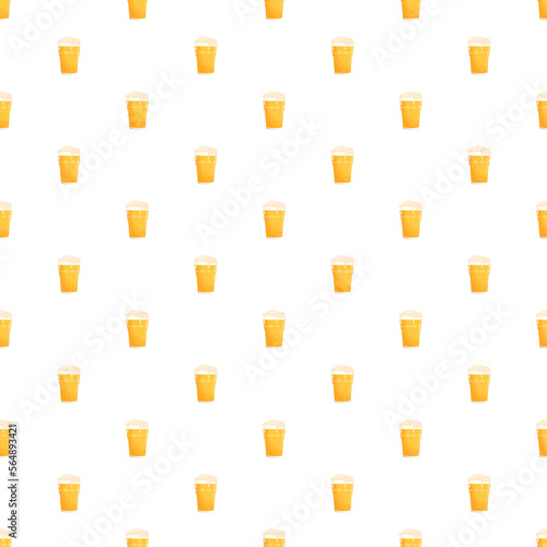 Fototapeta beer glass pattern seamless png