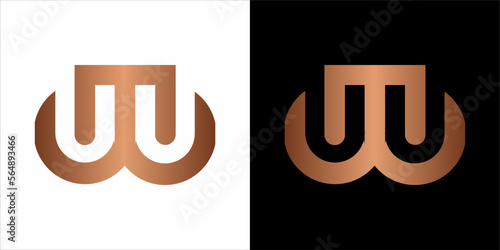 the beautiful  infinity monogram in incredibly luxury and classy style, elegant circular  logo template for a high-end brand personality