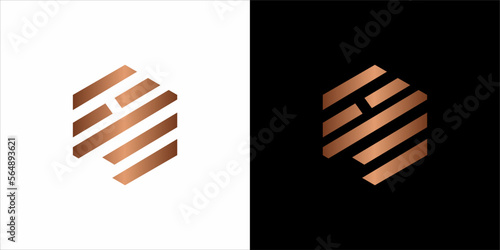 the beautiful  infinity monogram in incredibly luxury and classy style, elegant circular  logo template for a high-end brand personality