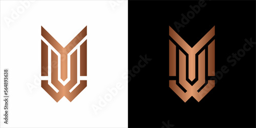 the beautiful  infinity monogram in incredibly luxury and classy style, elegant circular  logo template for a high-end brand personality