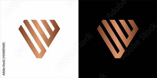the beautiful  infinity monogram in incredibly luxury and classy style, elegant circular  logo template for a high-end brand personality