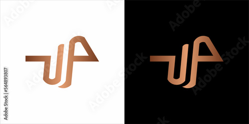 the beautiful  infinity monogram in incredibly luxury and classy style, elegant circular  logo template for a high-end brand personality