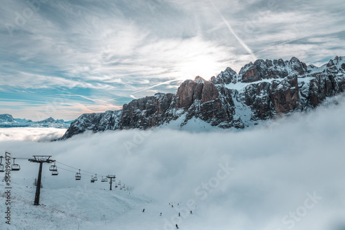 Dolomites in the mountains