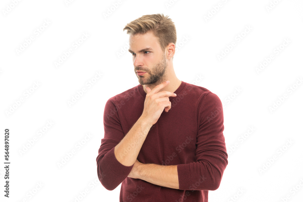 charismatic man with stubble isolated on white. man with stubble in studio. man with stubble charismatic man with stubble isolated on white. man with stubble in studio. man with stubble