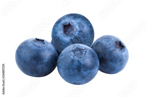 Fresh blueberry  isolated on transparent png