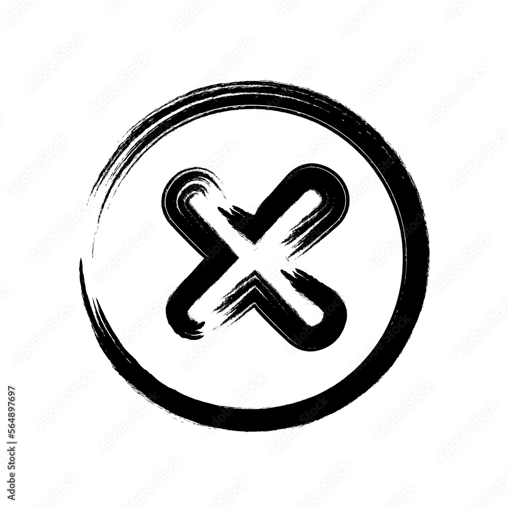 brush stroke hand drawn PNG image with transparent background business icon deleted disapproval sign brush stroke hand drawn PNG image with transparent background business icon deleted disapproval sign
