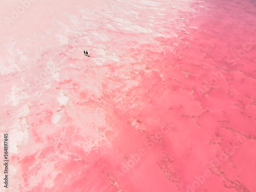Hutt Lagoon in Summer, Pink Lake - Port Gregory, Western Australia